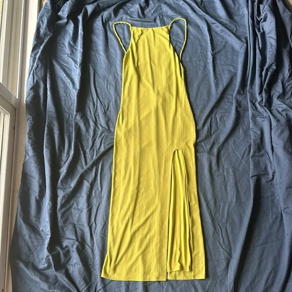 Shelly Midi Dress Camila Coelho in Yellow Green - Picture 4 of 8